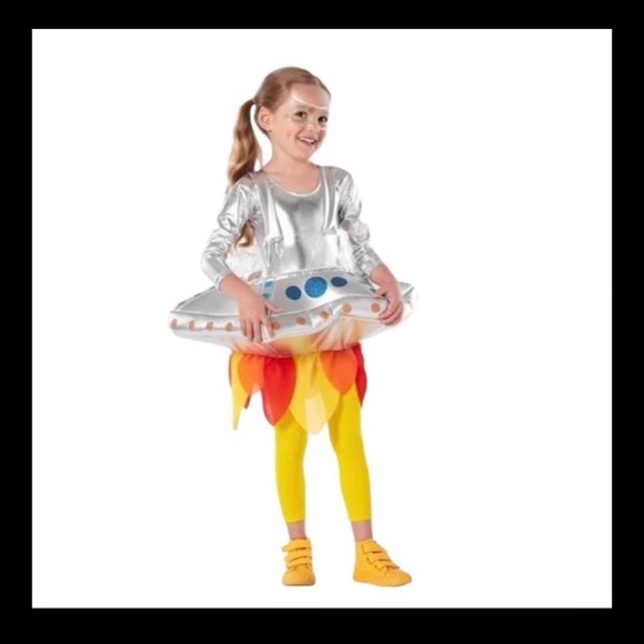 Pottery Barn Kids Other - Pottery Barn UFO kids Costume Light Up NWT Size 3T & 4-6
